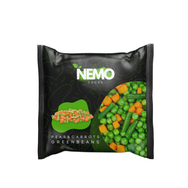 Peas, Carrots & Green Beans 400 GM